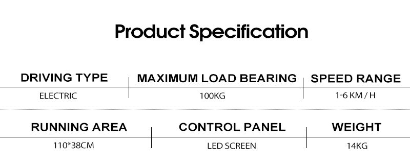 Under-desk löpband med LCD-skärm Under-desk löpband med LCD-skärm