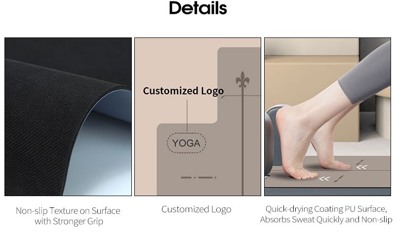 Anpassad designad PU Pilates Reformator icke-halkmatta