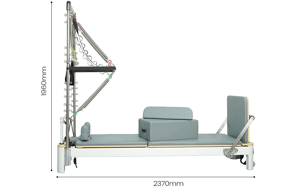 Aluminiumlegering halvhöjd pilates reformator