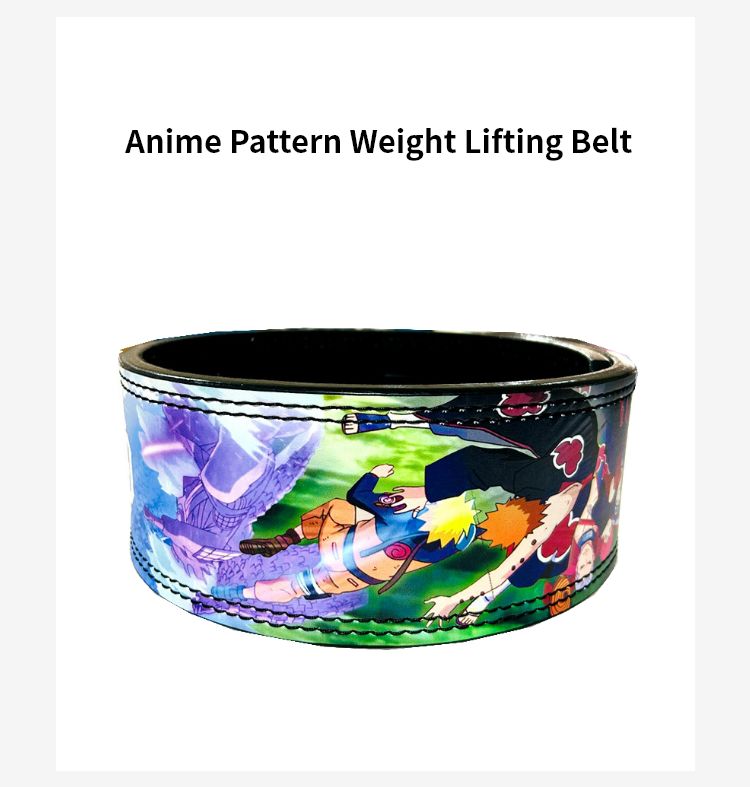 Ny ankomst Anime Printing Weight Lifting Belt