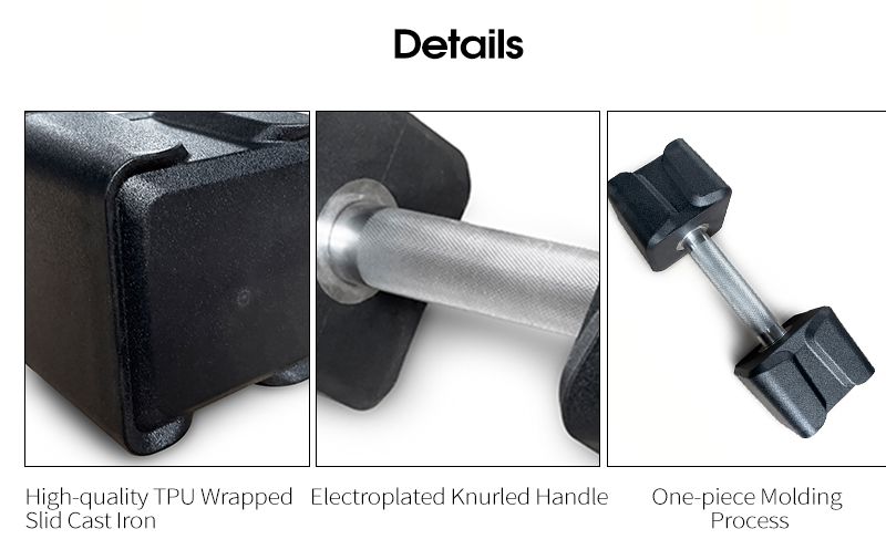 TPU -gummibelagd hantel