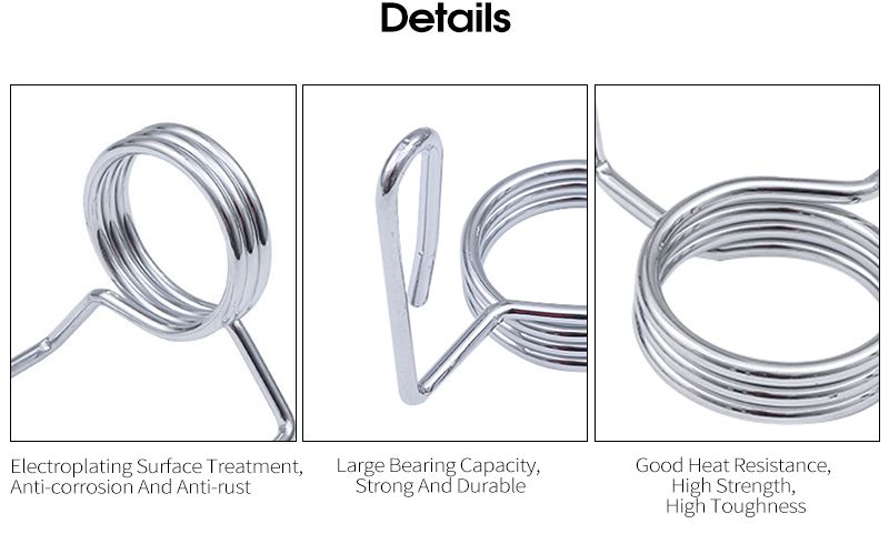 Vårlåsning av krage klipp för skivstång hantelvikt bar