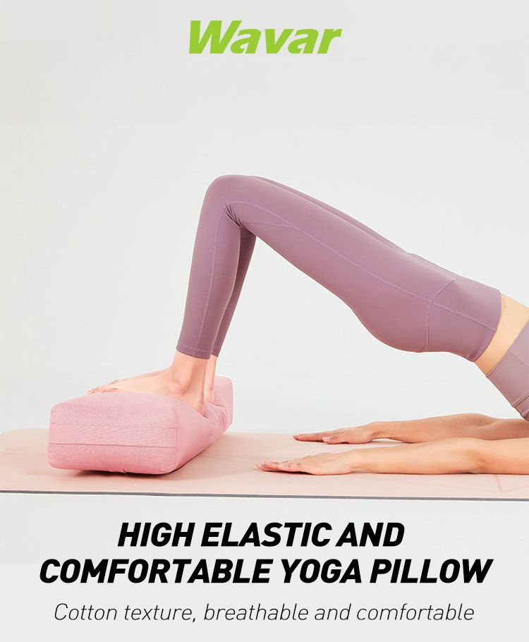 Bolster Pillow Premium Meditation Bolsters Stödjande rektangulär kudde