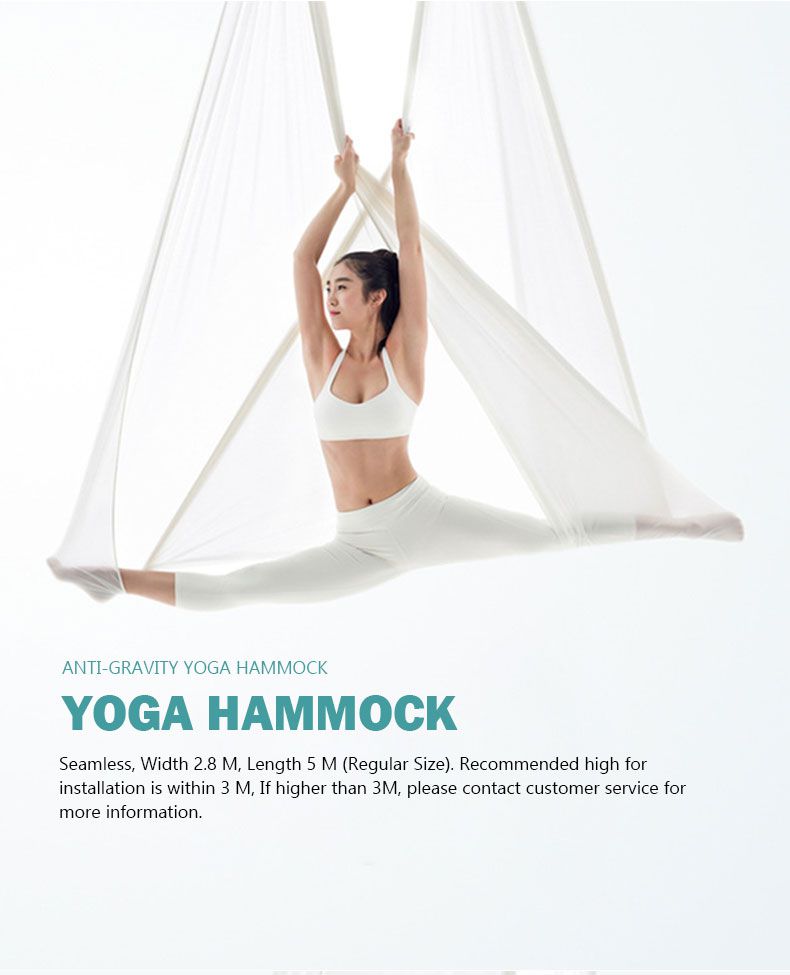 18 färger ny kvalitet yoga hängmatta flyg yoga swing set