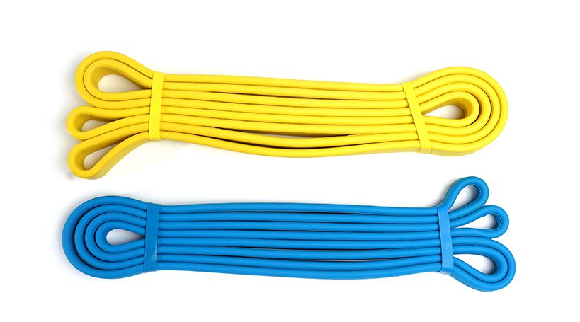 Förtjockar gummimotståndslingor