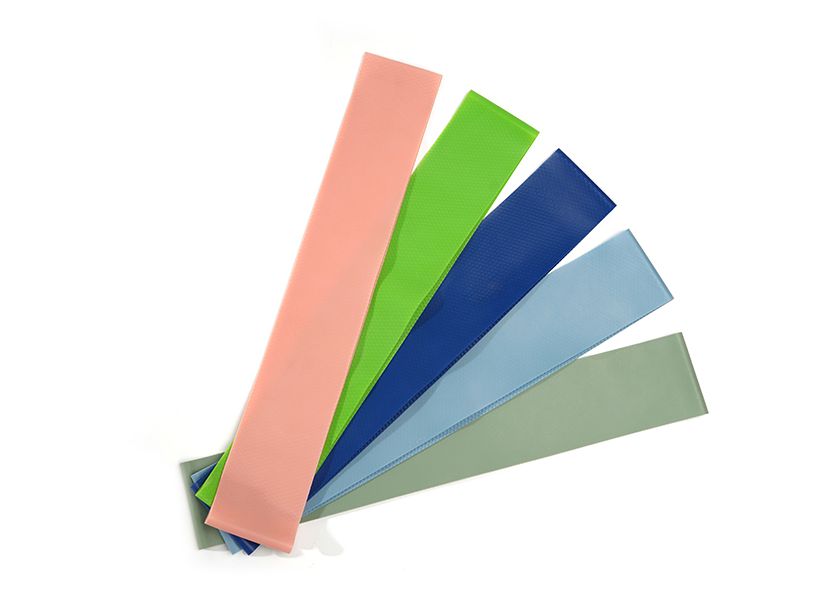 Miljövän präglat latexmotståndsband