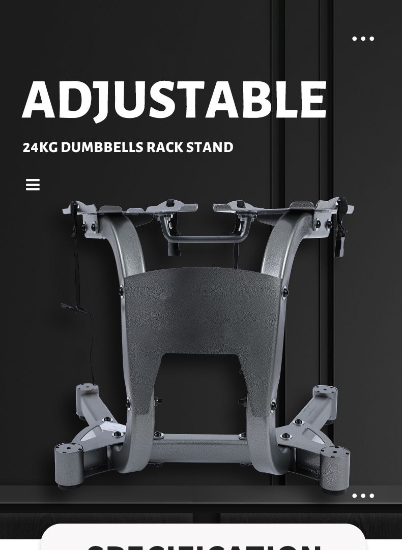 24 kg justerbar hantelställ
