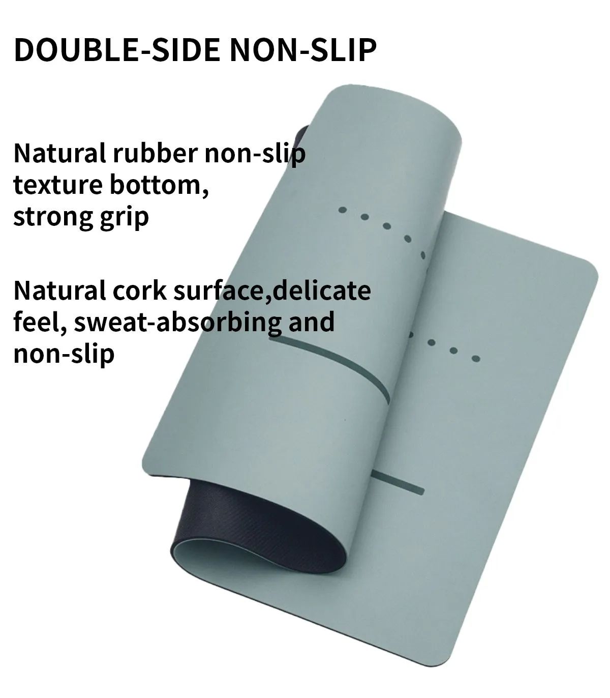 Pu bärbar yogamatta liten yogamatta