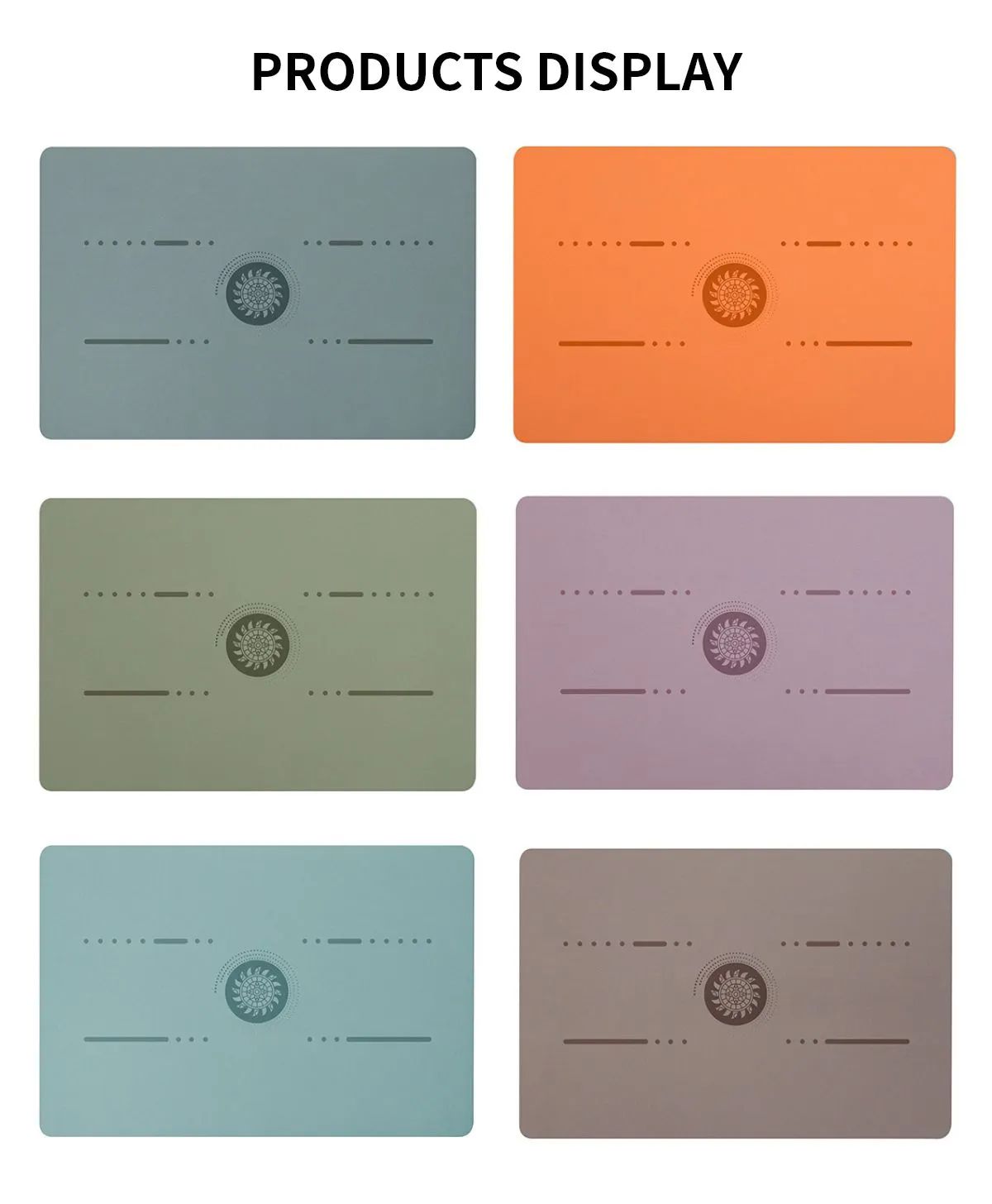 Pu bärbar yogamatta liten yogamatta