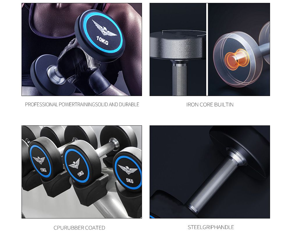 CPU -gummibeläggning hantel