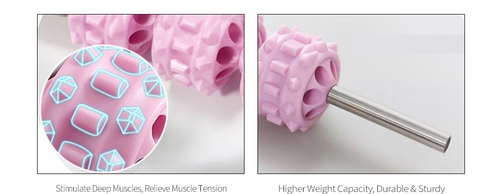 Massage Stick med 3D -diamantstrukturen