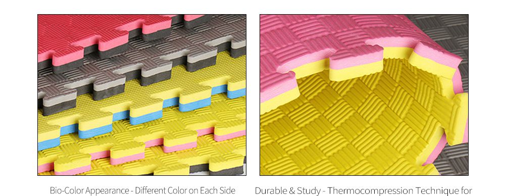 Bio-färgad anti-glid inlåsande EVA-skumövning mattor Bio-färgad anti-glid inlåsande EVA-skumövning mattor
