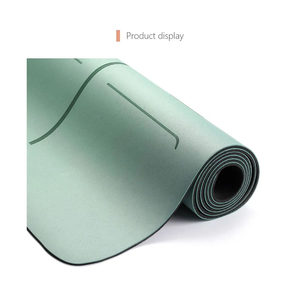 Frosted Pu Rubber Yoga Mat