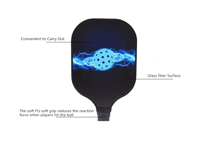 Pickle boll paddel (glasfiber)