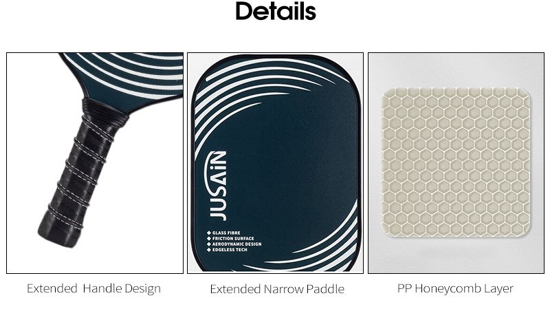 Stötande pickleballracket