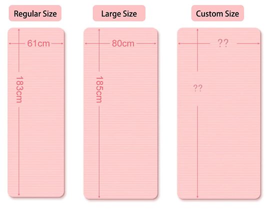 yoga mat size