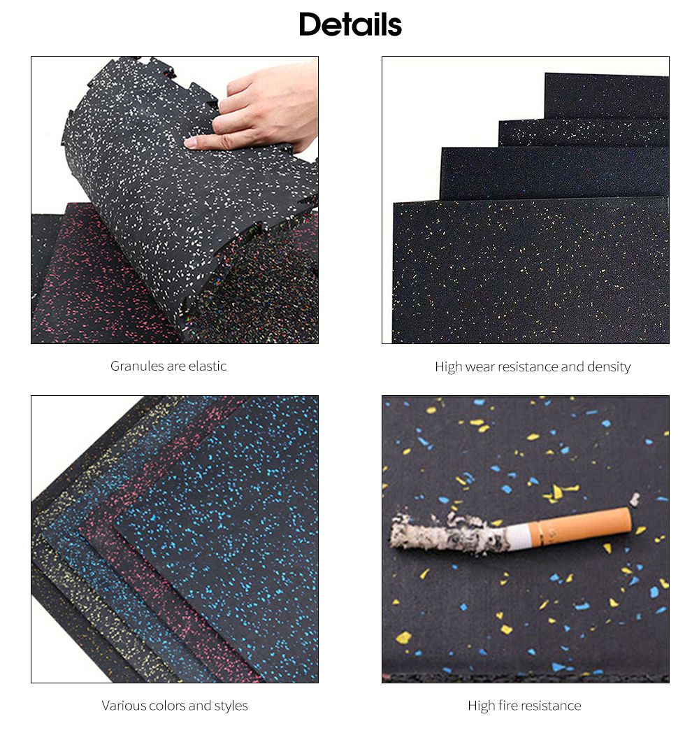 Tänder gummi golvmatta