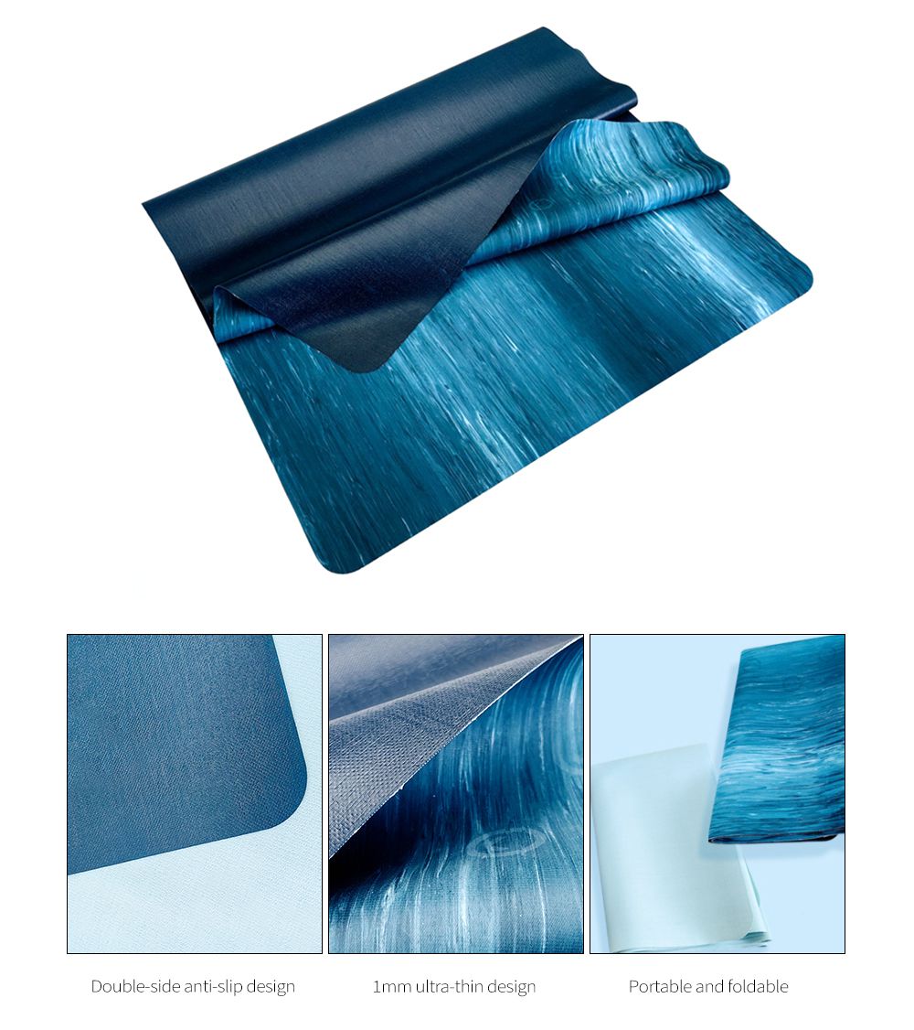 Färgkollision vikbar yogamatta