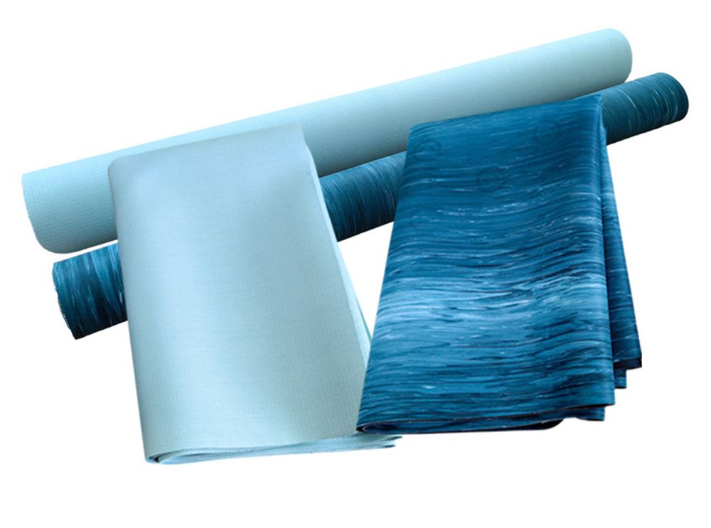 Färgkollision vikbar yogamatta