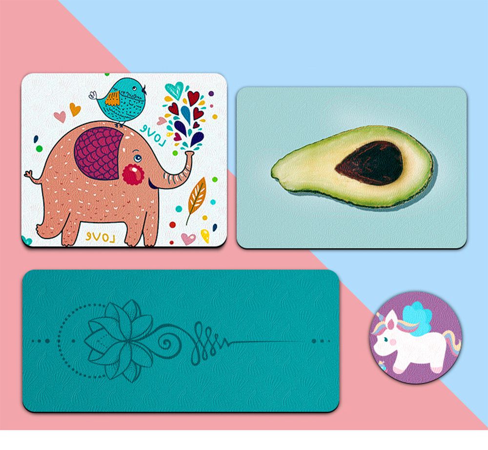 TPE Yoga knäande matta