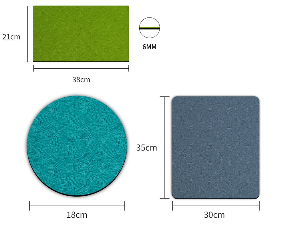 TPE Yoga knäande matta