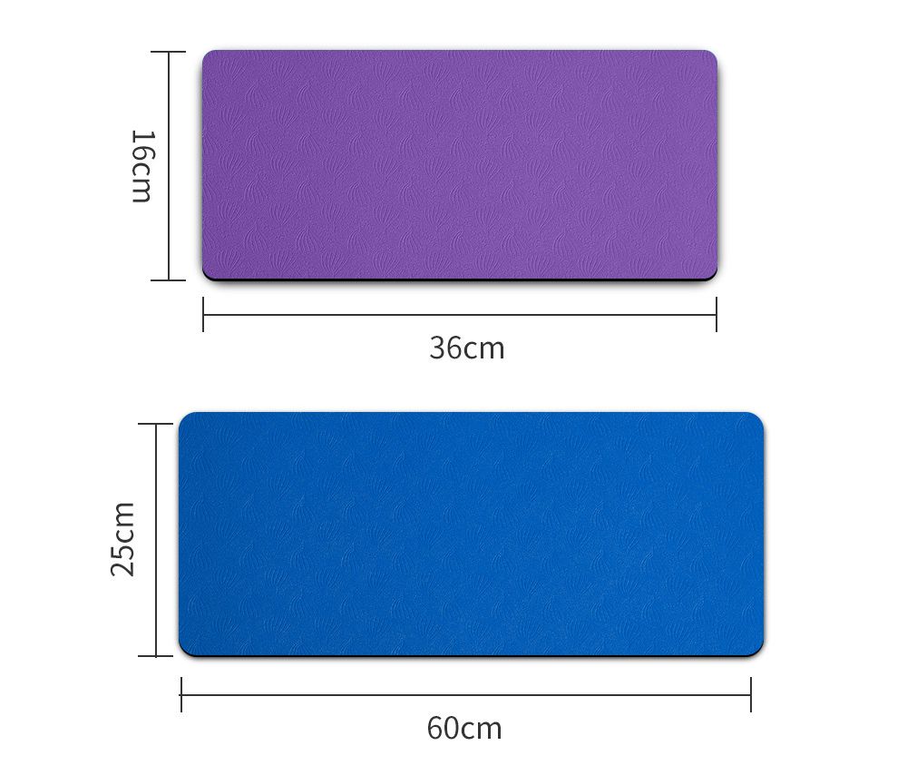 TPE Yoga knäande matta