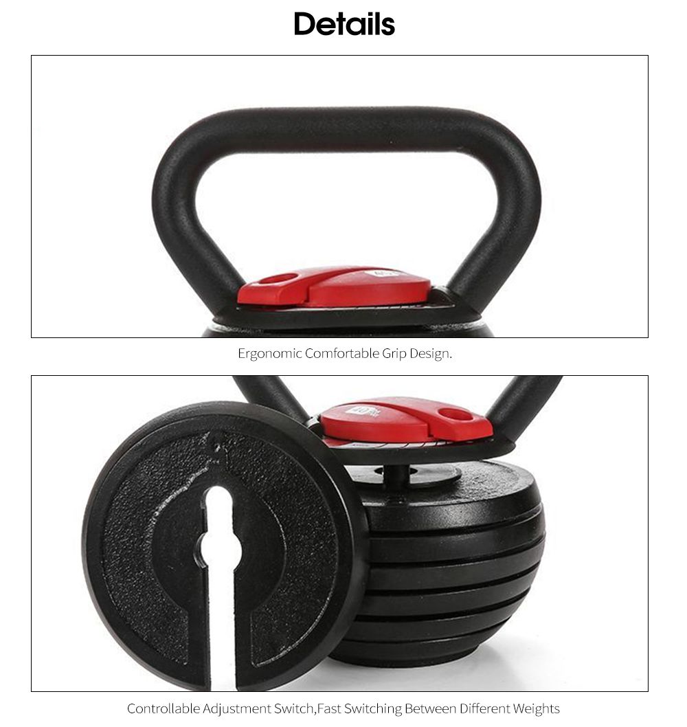 Justerbar kettlebell