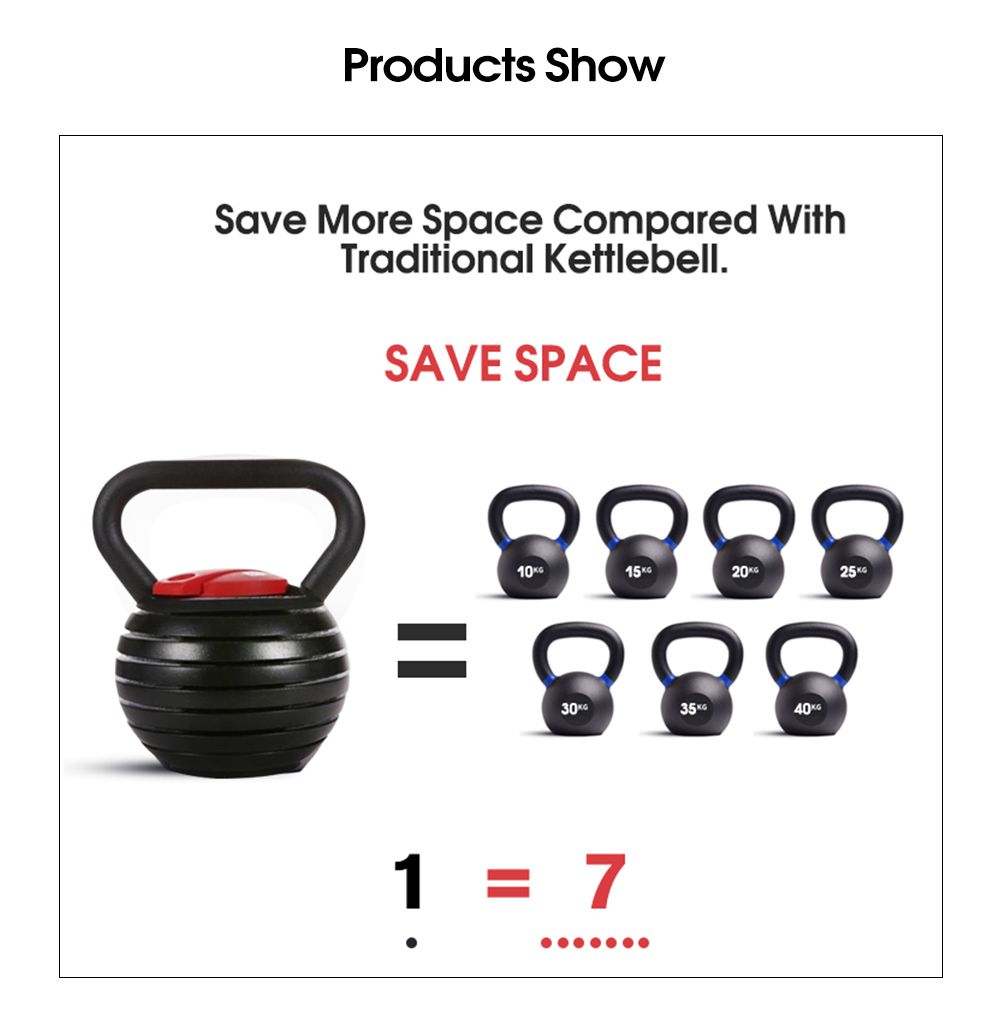 Justerbar kettlebell