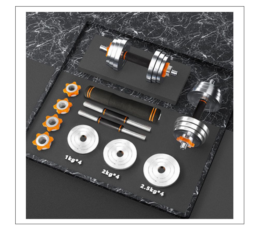 Solid Steel Barbell Combo Kit