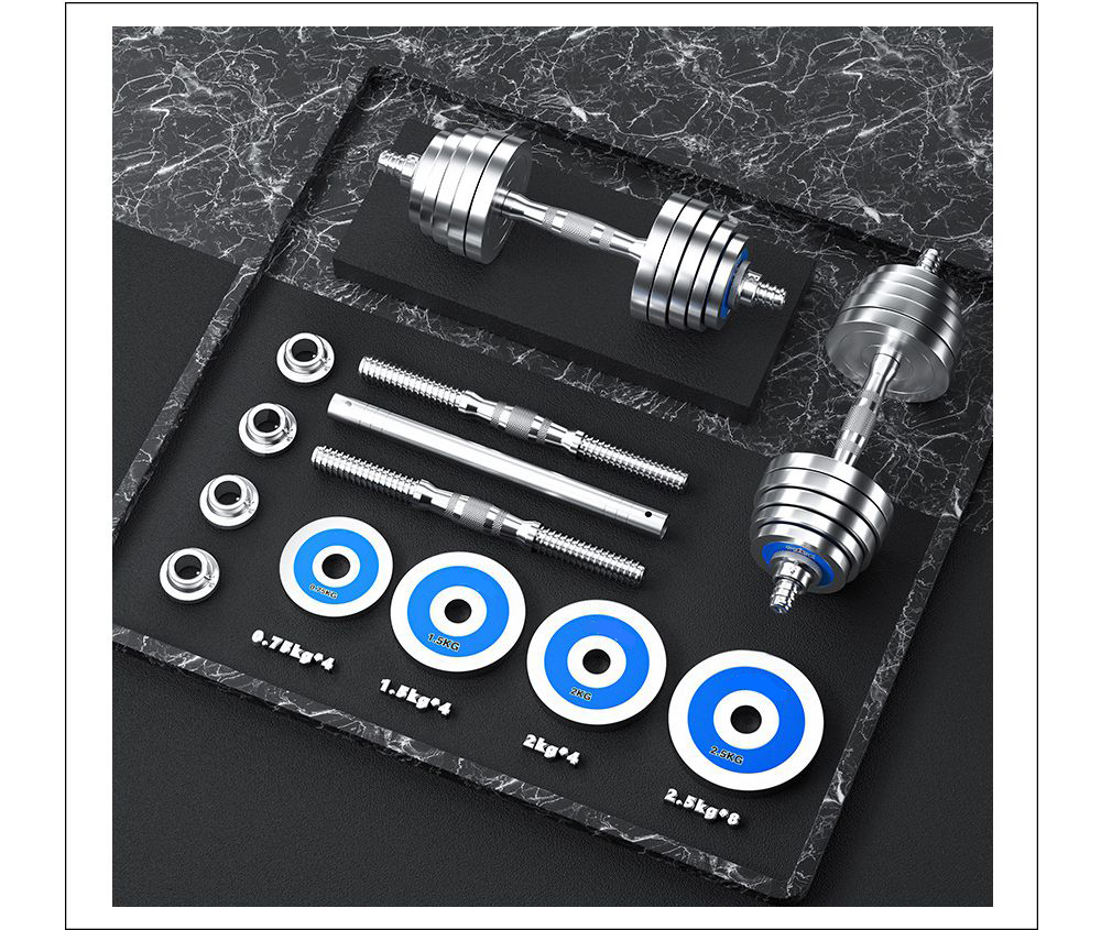 Solid Steel Barbell Combo Kit