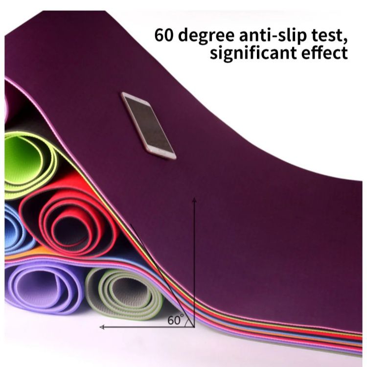 Dubbelskikt tpe yogamatta