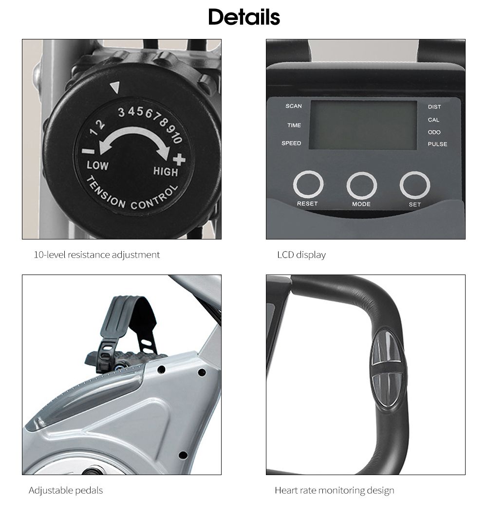 Vikbar snurrande cykel för hemmet Vikbar snurrande cykel för hemmet