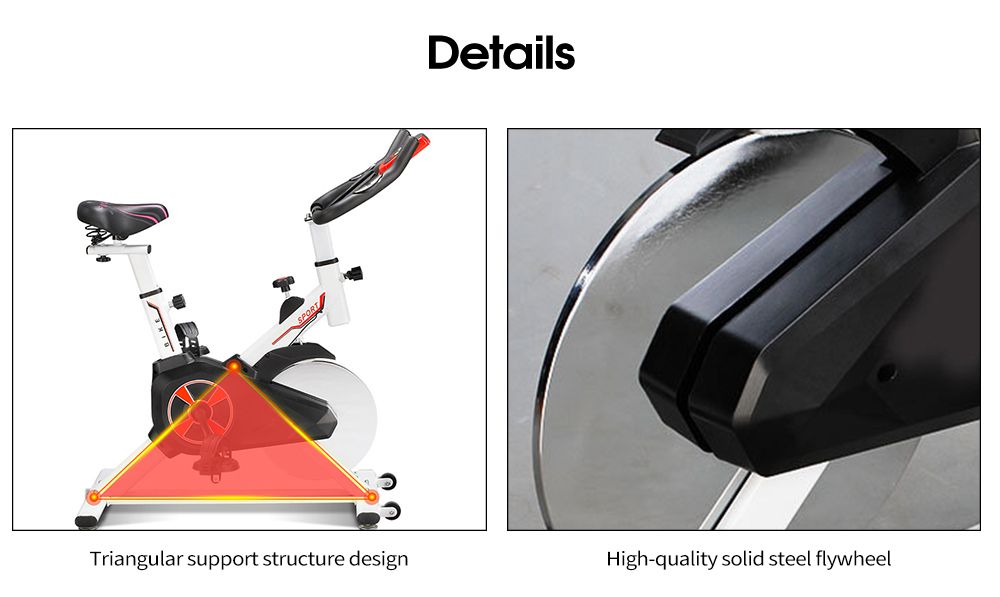 Spincykel för konditionsträning inomhus
