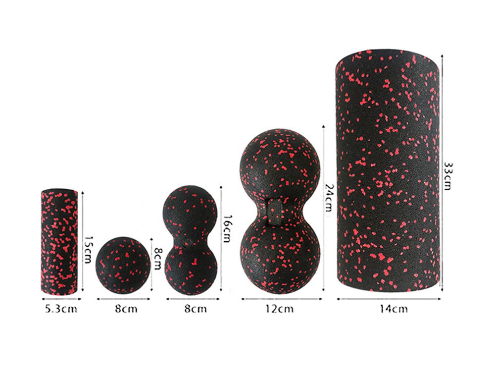 3st Yoga Roller Massage Ball Set