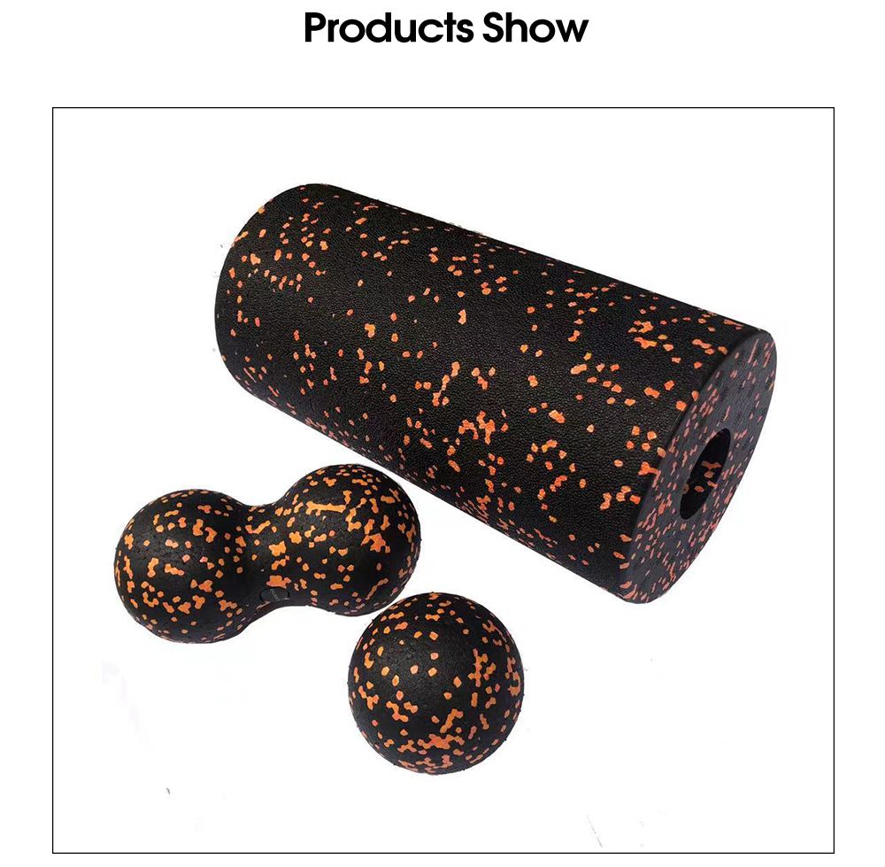 3st Yoga Roller Massage Ball Set