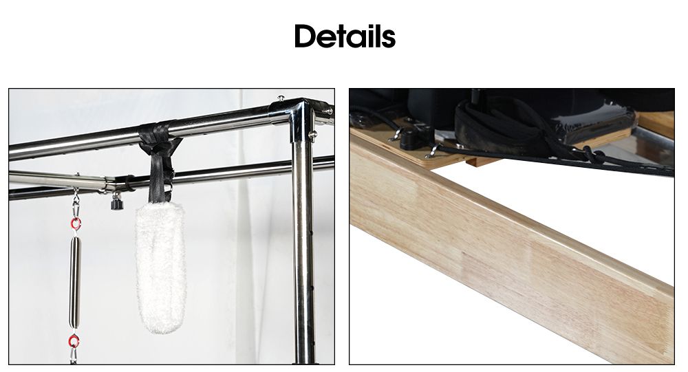 Wood Pilates Cadillac reformator reformator trapeze