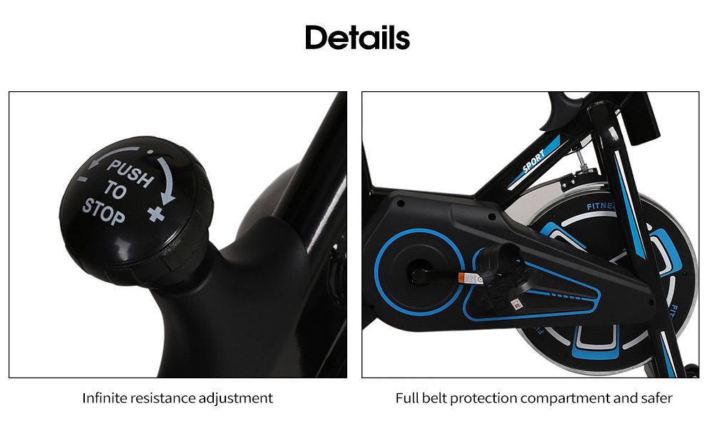 Inomhusövningscykel stationär