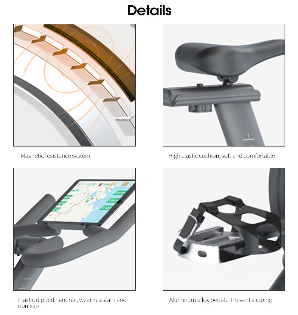 Inomhus stationär träningssnurrcykel