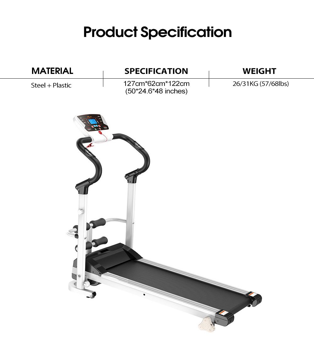 Gymutrustning Fitness Sport fällbar elektrisk löpband hem fitness
