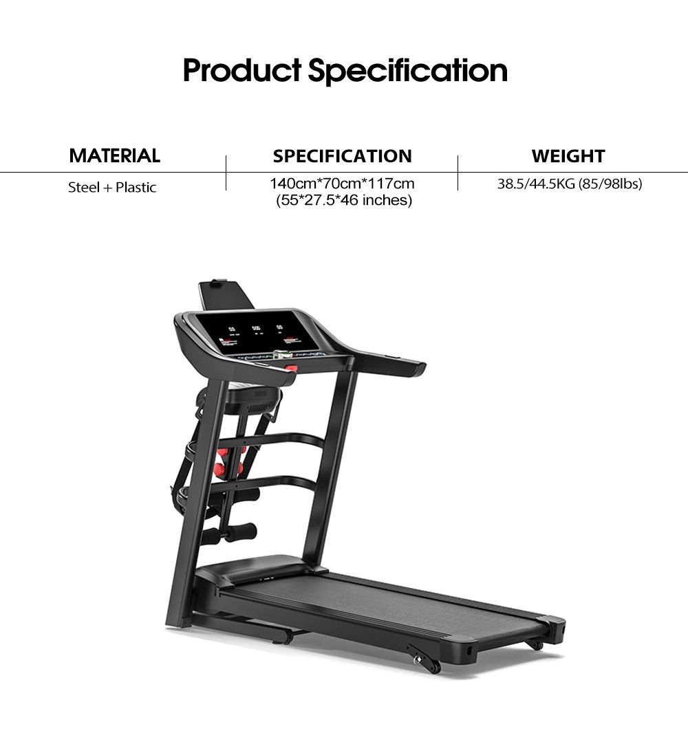 Commercial Gym Equipment Fitness som kör löpbandet Maskiner Billiga vikbara hemanvändning Walking löpband