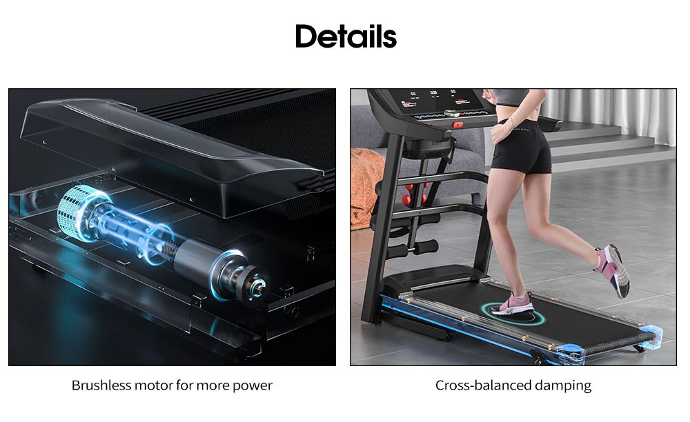 Commercial Gym Equipment Fitness som kör löpbandet Maskiner som vikar hemanvändning Walking löpband