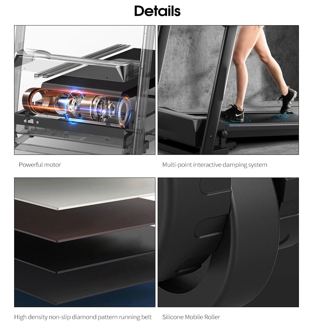 Anpassad logotypelektrisk motoriserad löpband för hemmet för hemmet för hemmet