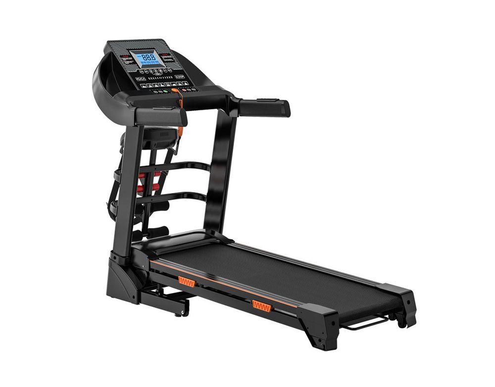 Elektronisk intelligent fitness löpband LED Display multifunktionell sport löpband