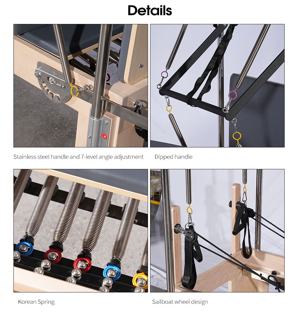 3 I 1 Maple Reformator Yoga Pilates Reformator Full Trapeze