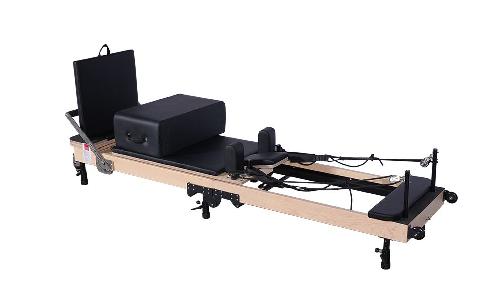 Maple Folding Pilates Reformator (justerbar benhöjd)