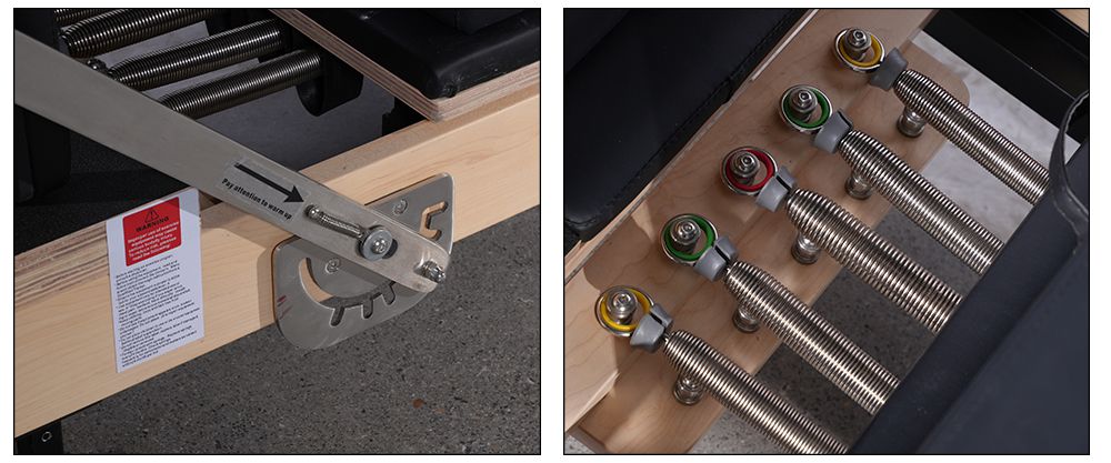 Maple Folding Pilates Reformator (justerbar benhöjd)