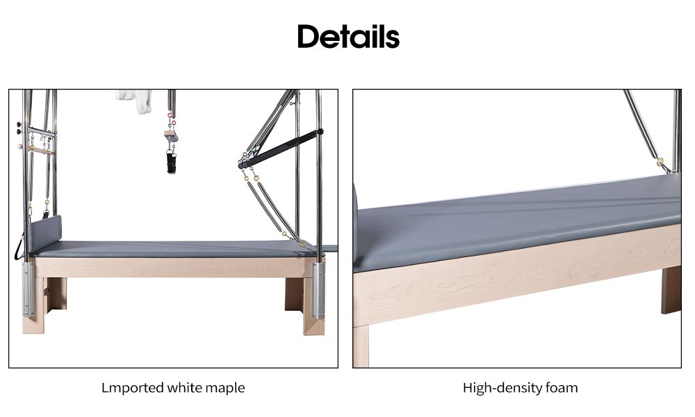 Ny design Maple Wood Cadillac Reformer Full Trapeze till salu