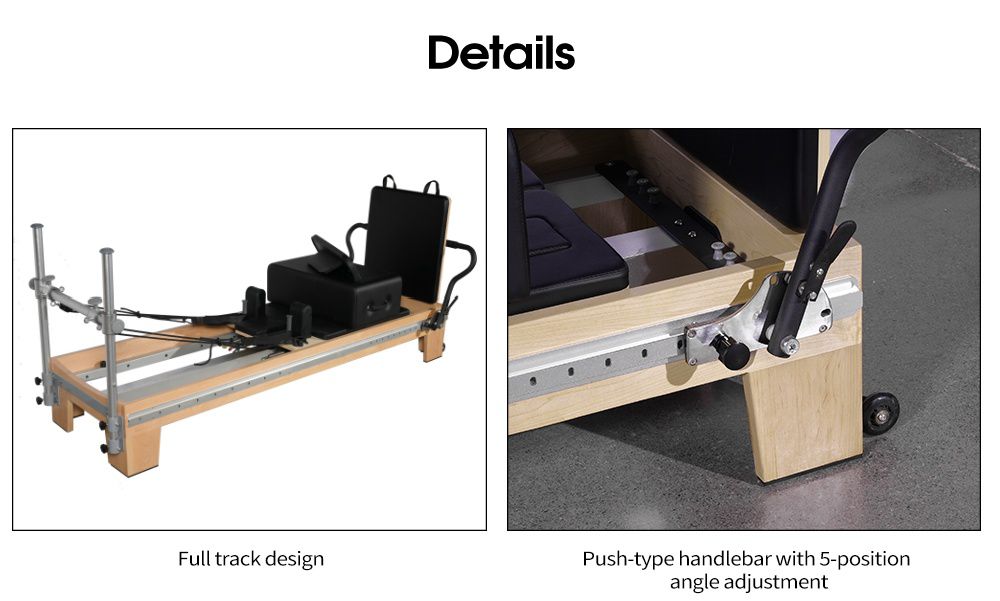 Maple Full Track Split Slider Pilates Reformator