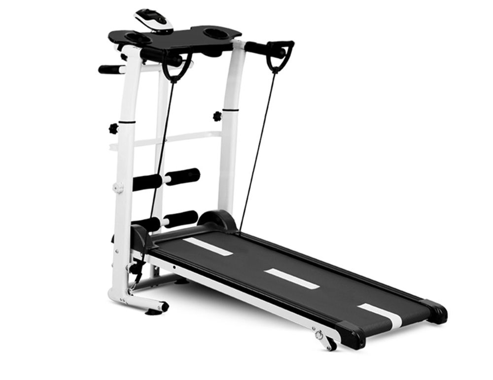 Hushållens vikbara körmaskin multifunktionell fitness löpband