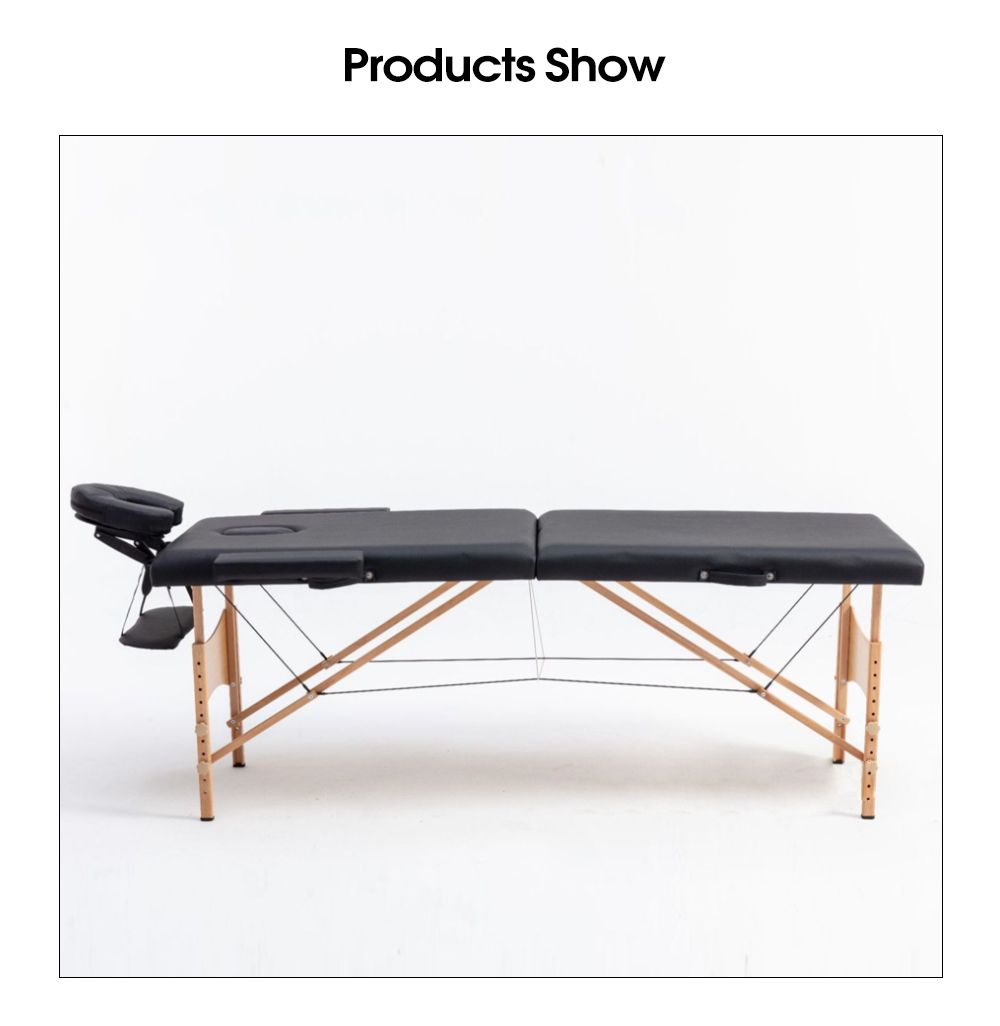 Bärbart trämassagebord
